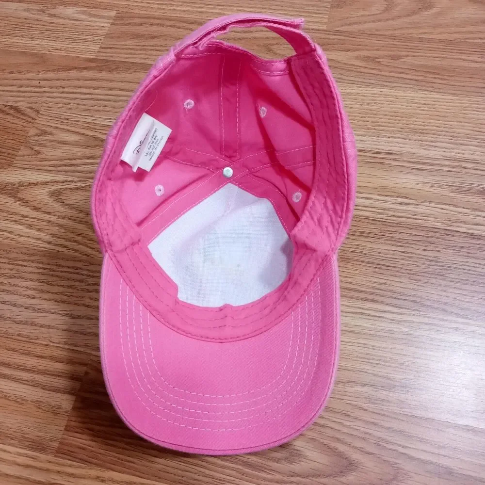Disney Hat Cap‎ Baby Toddler Minnie and Daisy Pink Hook and Loop Strap